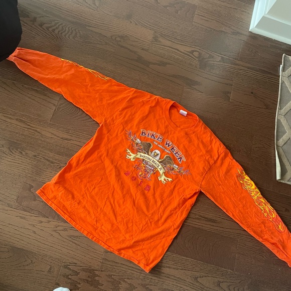 Y2K Daytona Bike Week 2015 Long Sleeve T Shirt - Picture 2 of 4
